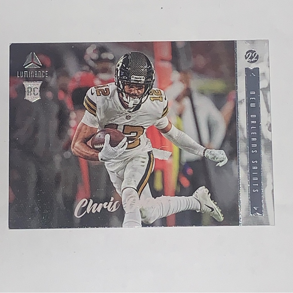 Luminance Chris Olave New Orleans Saints Football Card